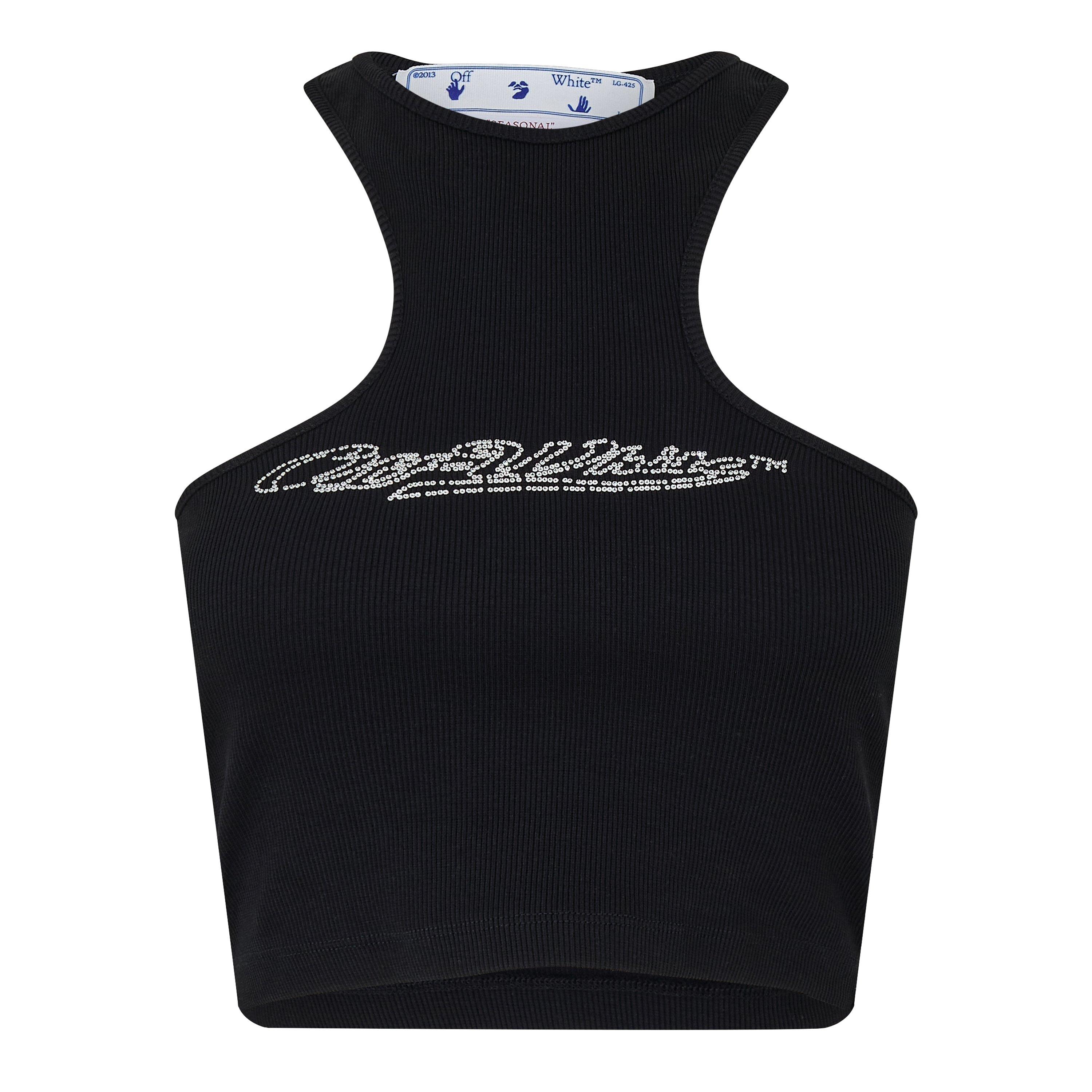 Off White Bling Baseball Rowing Top