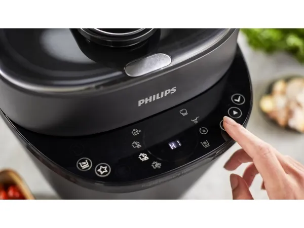 Philips HD2151 All-in-One - Multifunktionelt kogeapparat - 5 liter - 1 kW - sort