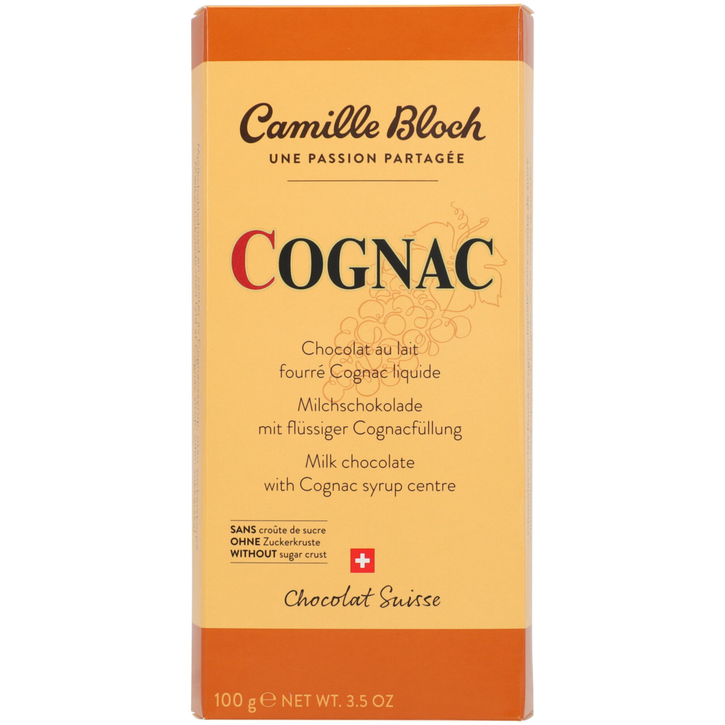 Camille Bloch Tafelschokolade mit flüssigem Cognac