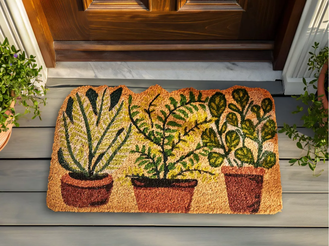 Paillasson ANAMUDI 40 x 60 cm Fibre de coco Naturel