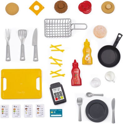 Smoby Lekekjøkken Restaurant Food Corner 2-in-1