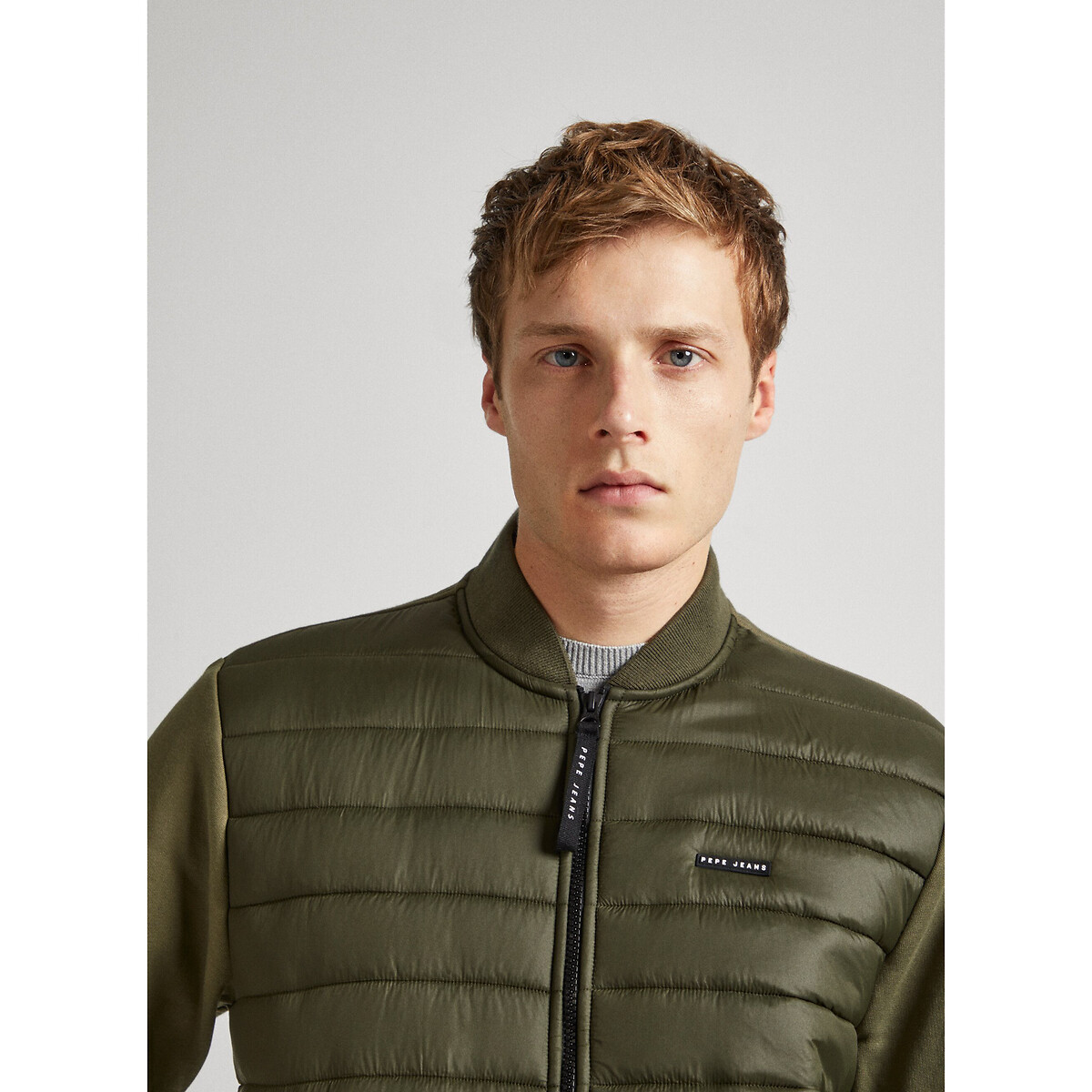 PEPE JEANS<br>Jaqueta bicolor, suéter/jaqueta de plumas