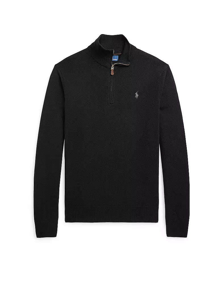 POLO RALPH LAUREN Troyer Pullover Regular Fit schwarz