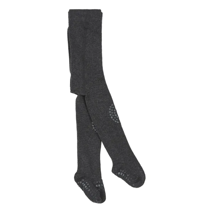 GOBABYGO Collants Anti-Dérapants | Gris anthracite