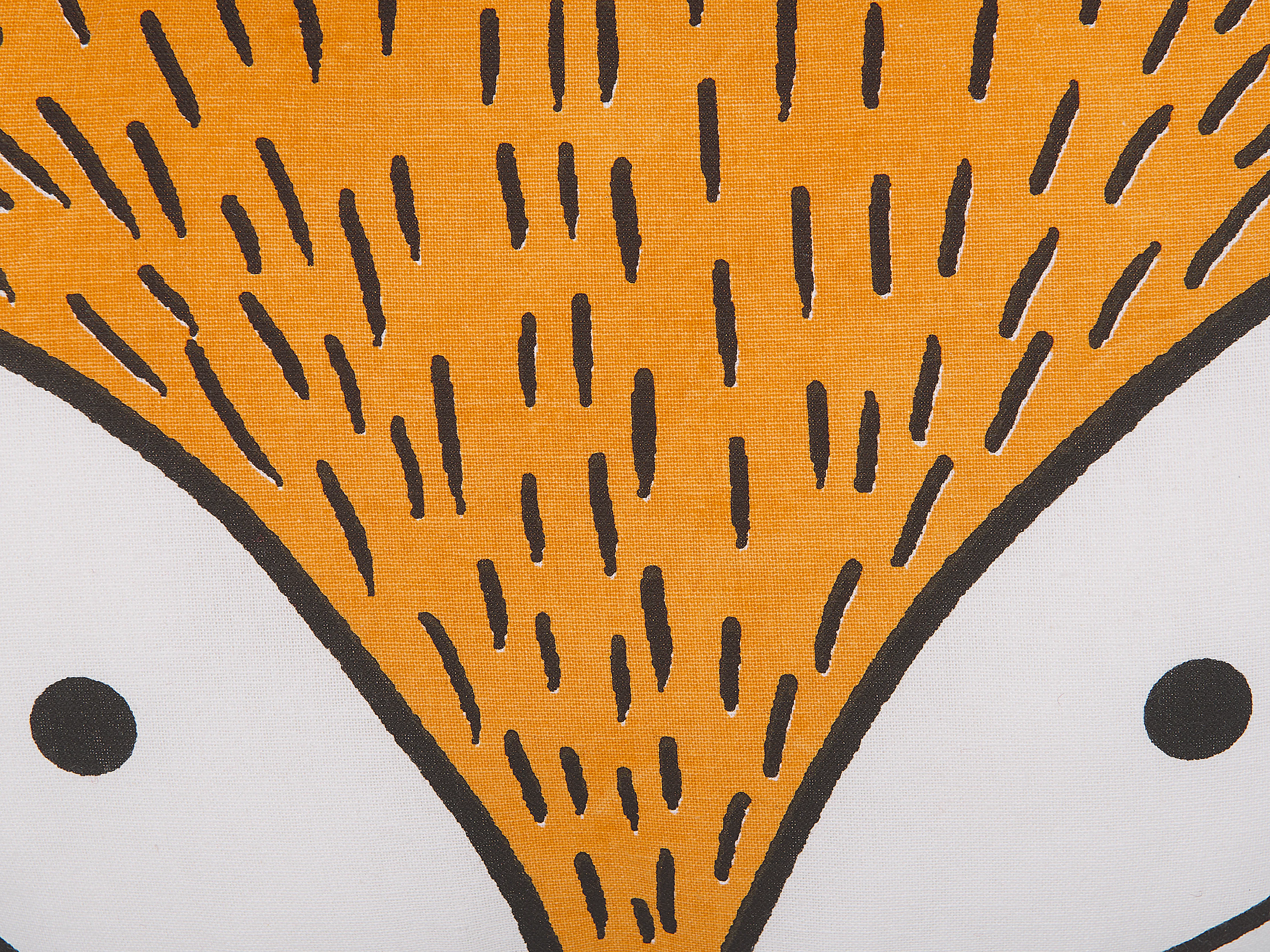 Set van 2 sierkussens VADODARA Katoen 50 x 40 cm Oranje Vos