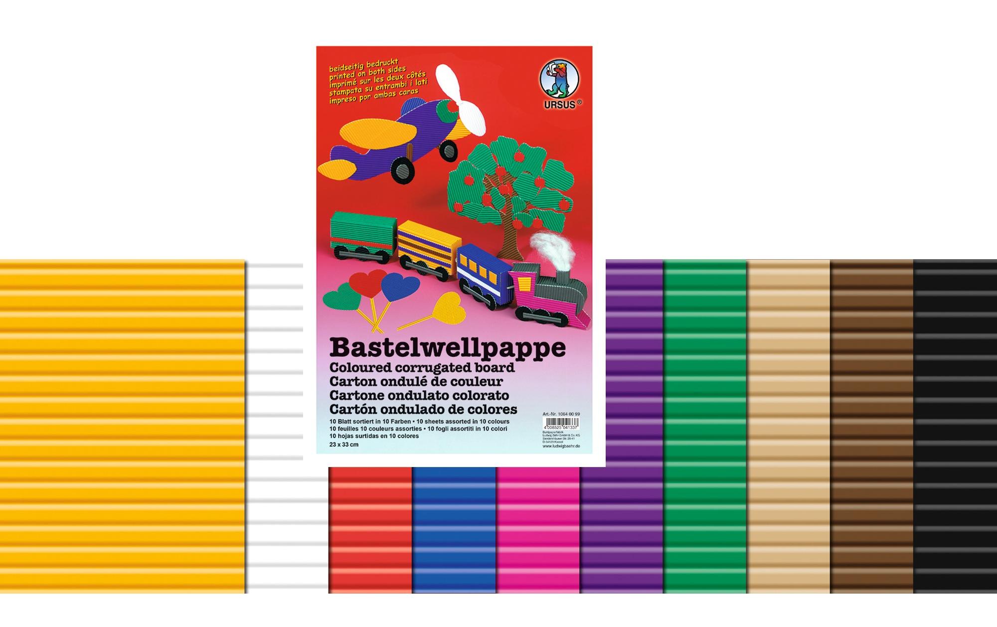 Wellpapier 260 g/m2 23 x 33 cmWellpapier zum Basteln