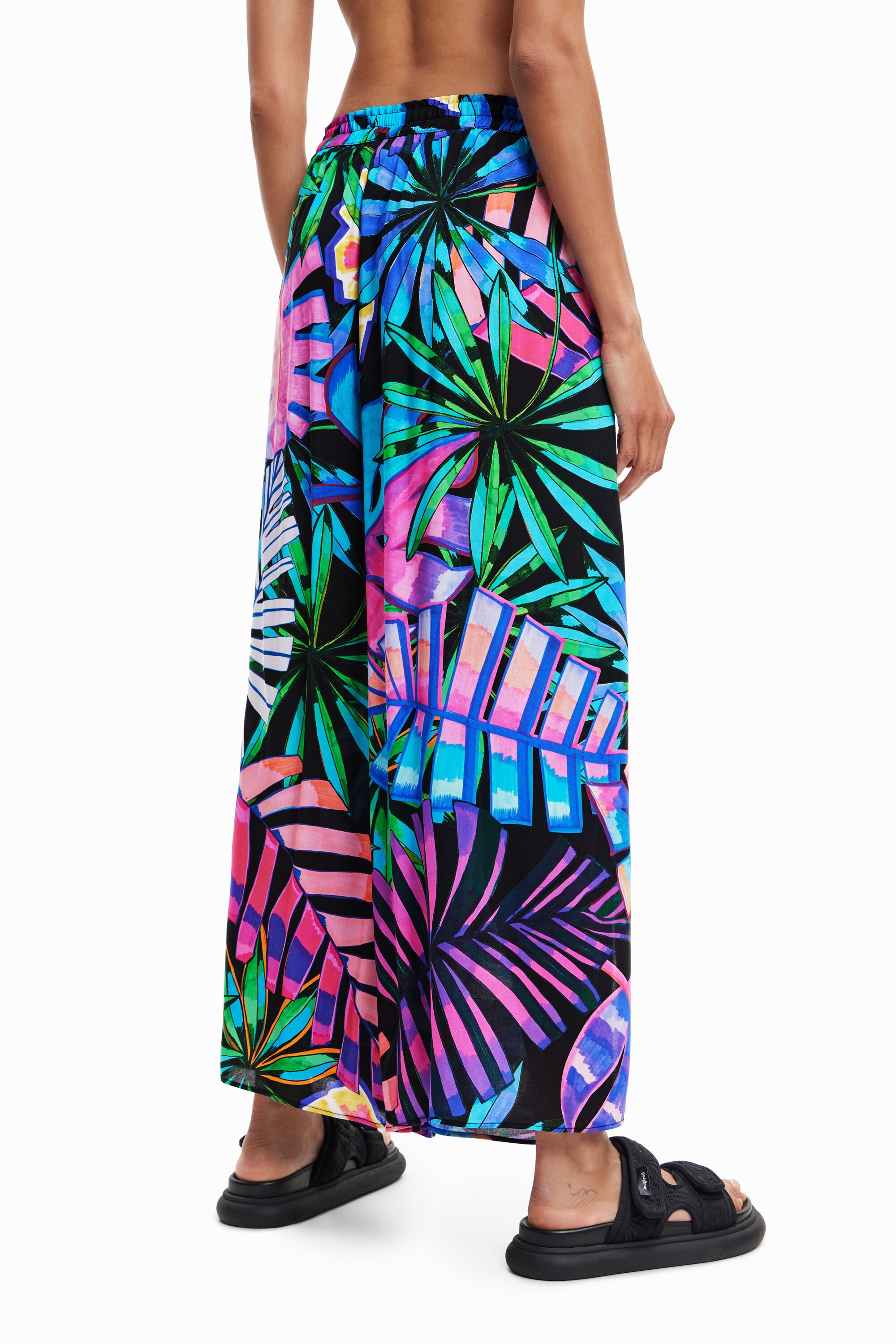 Pantalon ouvertures tropical