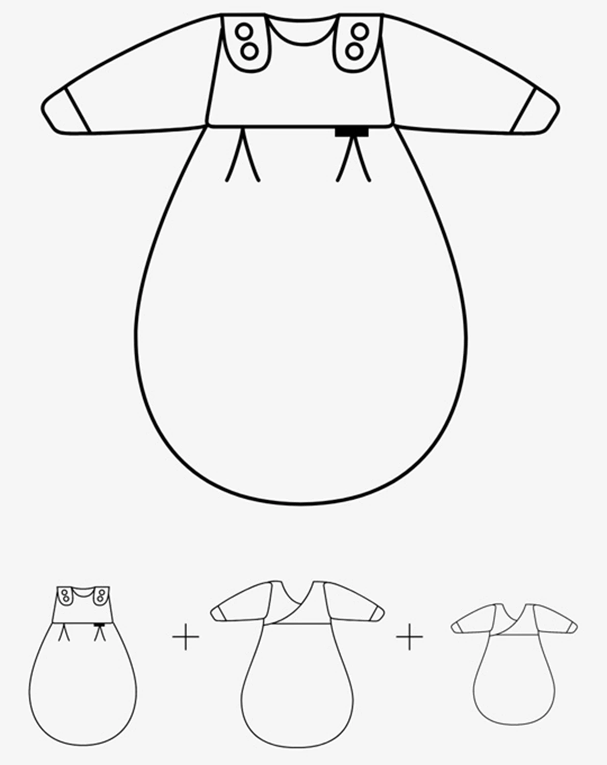 Schlafsack-Set BABY-MÄXCHEN® – KOALAS WORLD 3-teilig