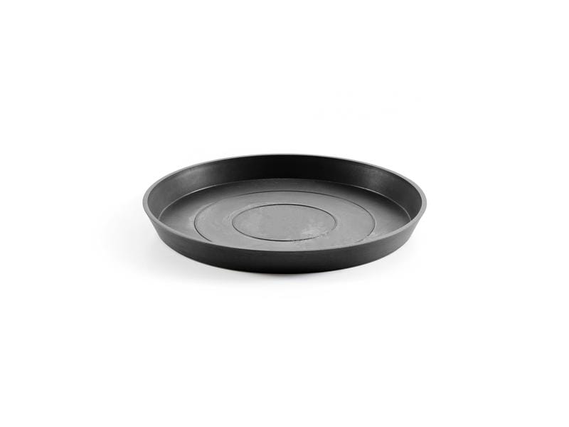Ecopots Unterteller Rund 50, Dunkelgrau Pflanzentopf Untersetzer