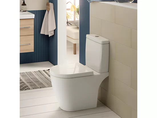WC à poser compact sans bride VILLEROY ET BOCH Avento avec abattant
