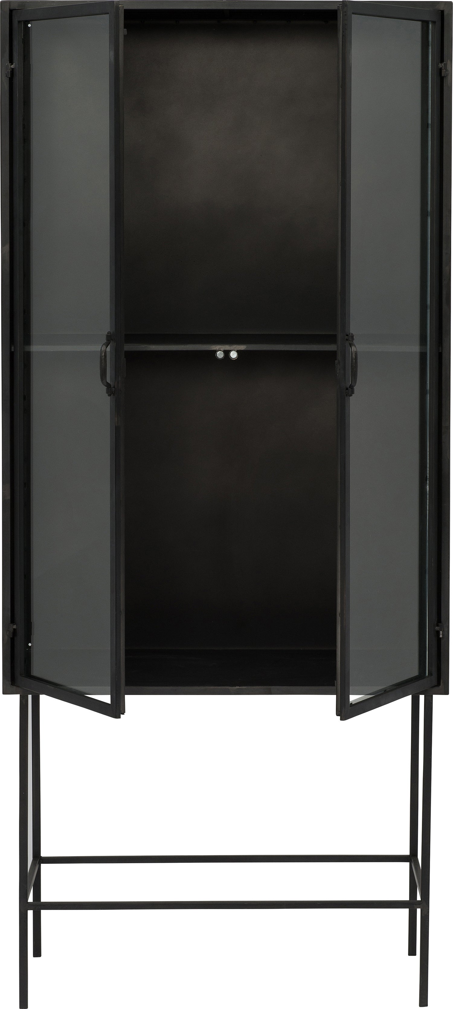 Intratuin kast Luc zwart 80 x 41 x 182 cm