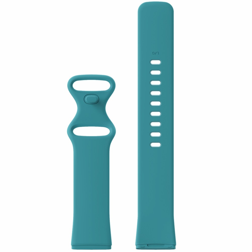 Fitbit Versa 4 / Versa 3 / Sense 2 / Sense Silikon Sport Armband (Gelenkumfang 160-200mm) - Türkis