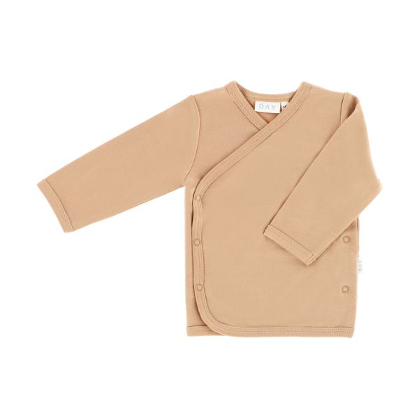 DAY Overslag T-Shirt - Mocha - Mt. 50/56