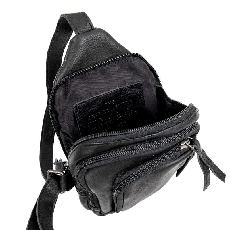Bear Design Crossbody Tas Katinka Zwart