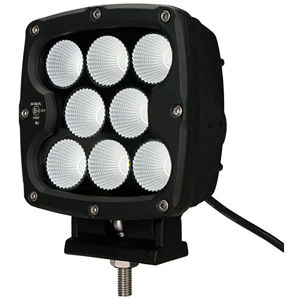 Sifam - Projecteur carré 8 led 80w Noir