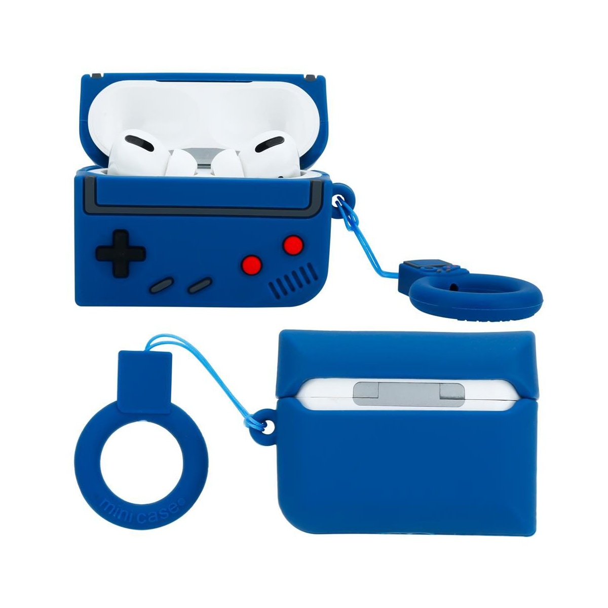 TPU AirPod etui Veske (blå)