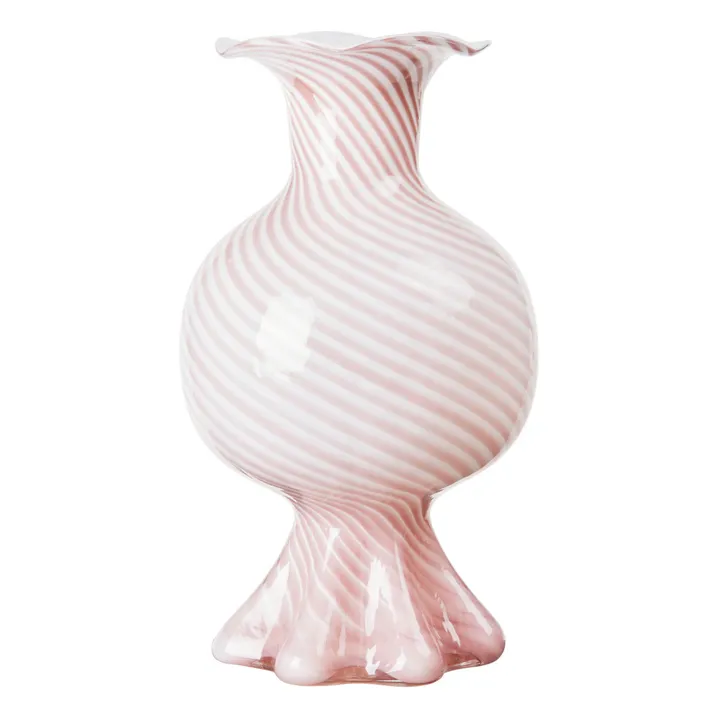 Broste Copenhagen Vase Mella en verre soufflé | Rose