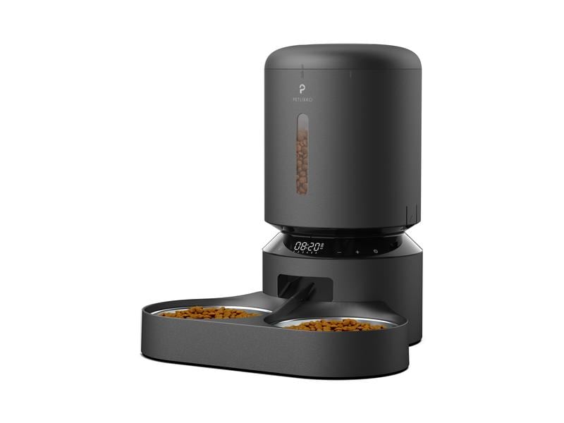 Petlibro Futterautomat Granary Dual Feeder 5 l, Schwarz Automatische Futterstation