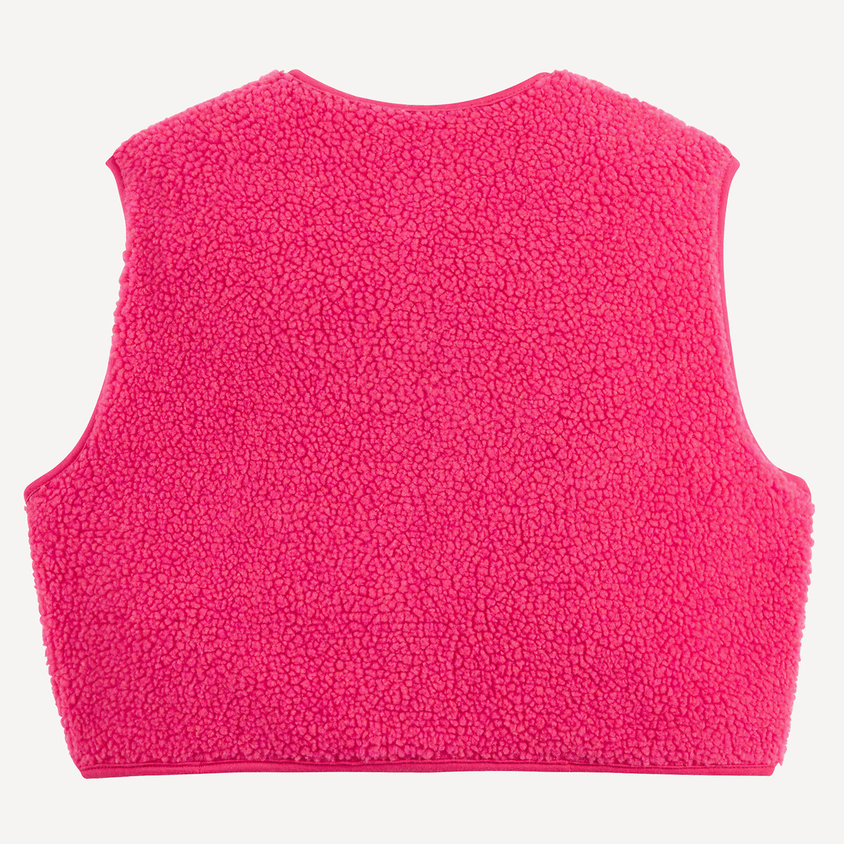 COLEÇÕES LA REDOUTE<br>Cardigã sherpa sem mangas