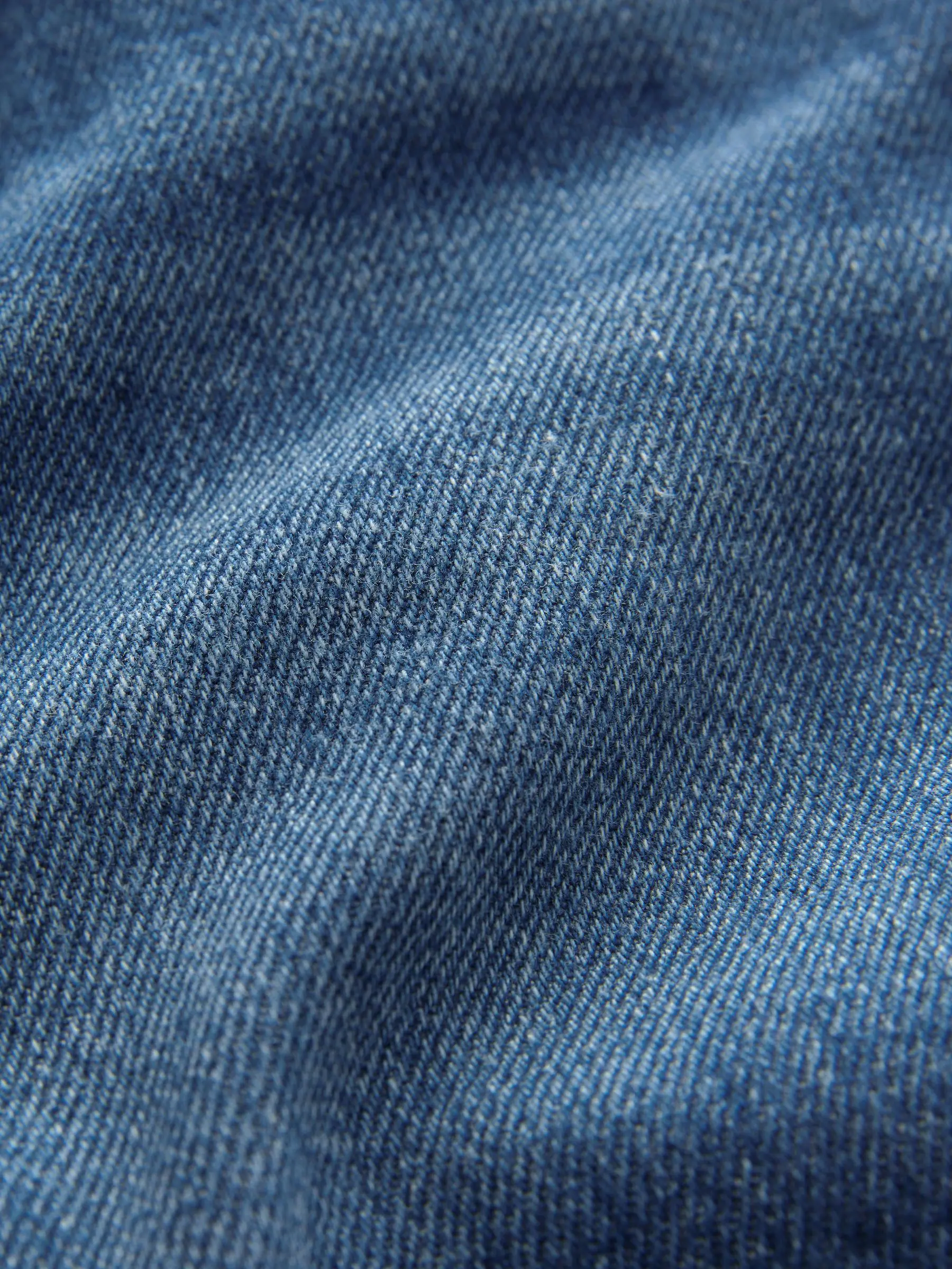 Normaal blauw - Denim shorts met trekkoord (3mnd -7jr)