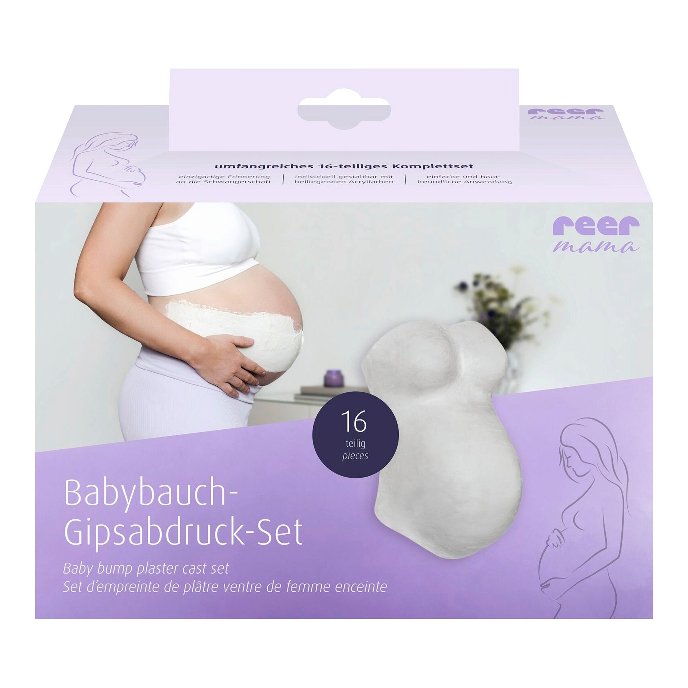 reer - reer mama Gipsabdruck-Set Babybauch