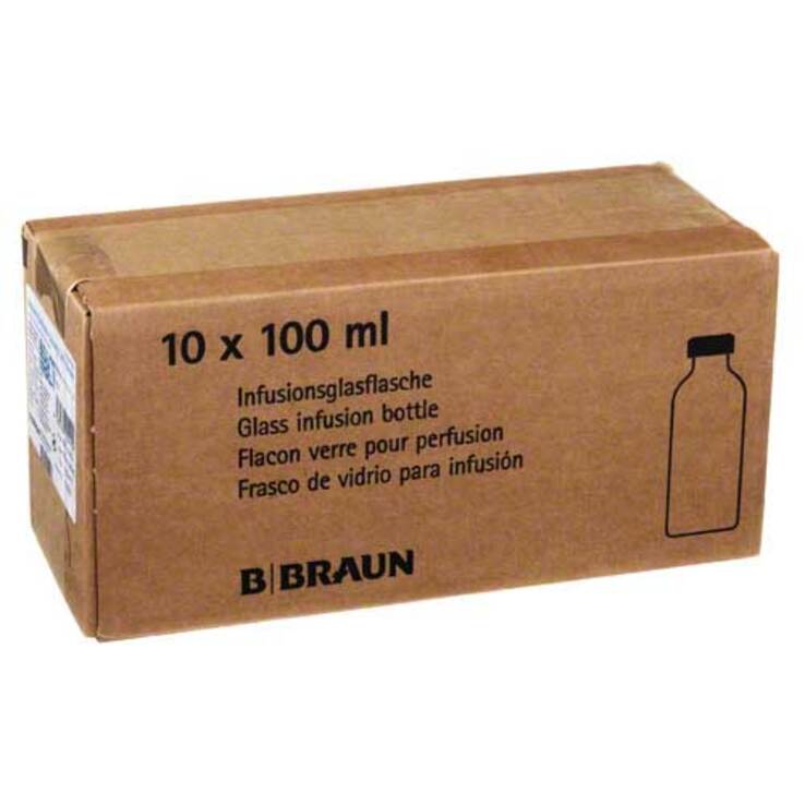 Kochsalzlösung 0,9% Glasflasche, 10X100 ml