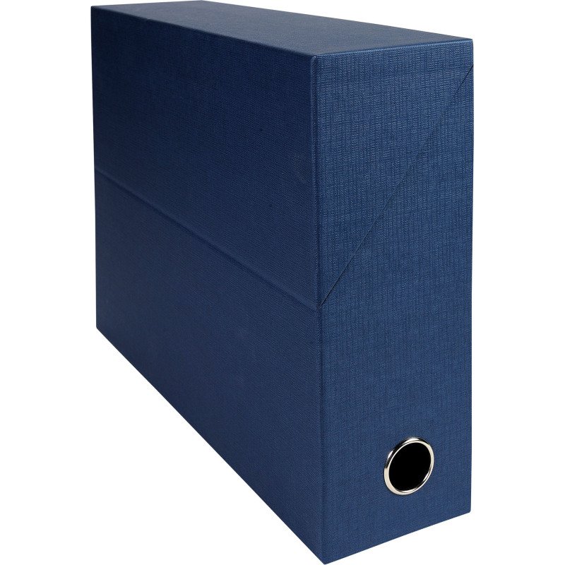 Boîte de classement carton toilé Exacompta dos 9 cm assorties