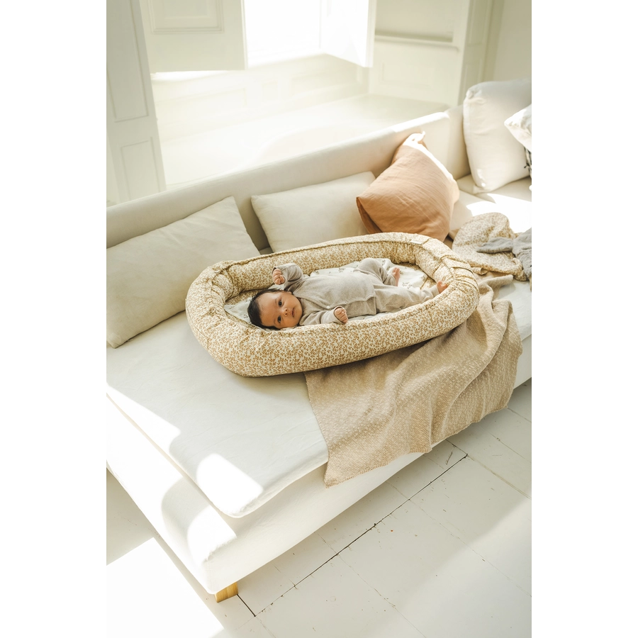 Noppies Babynestchen Botanical Baby nest Fog