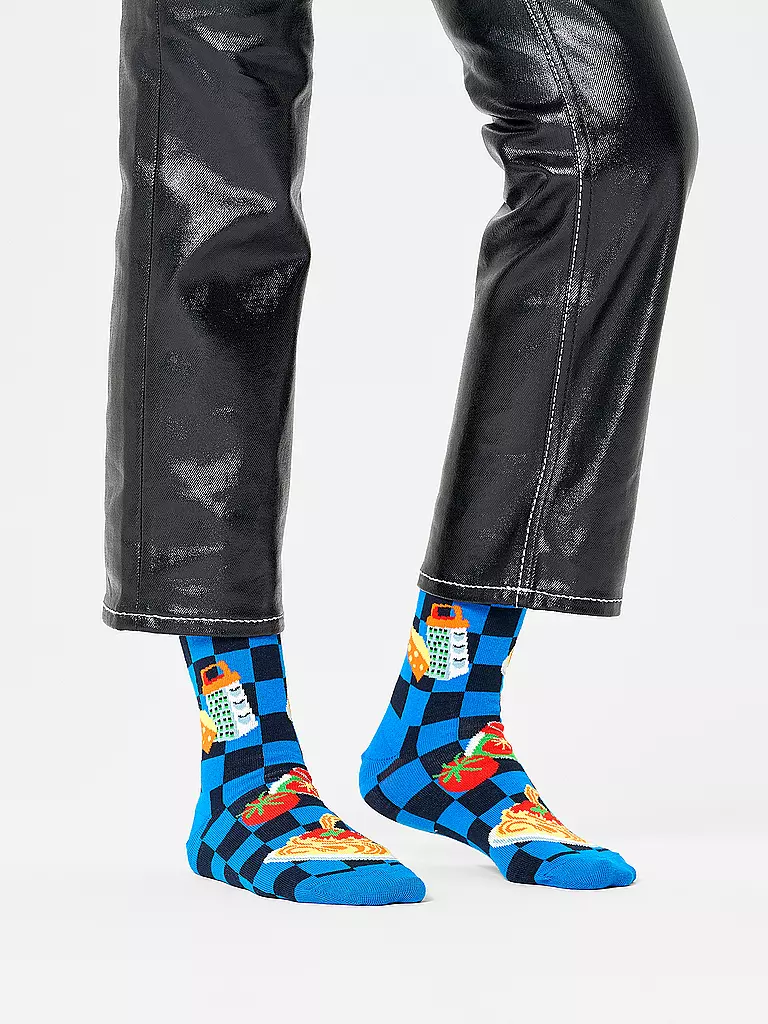 HAPPY SOCKS Damen Socken DINNER 36-40 blue blau