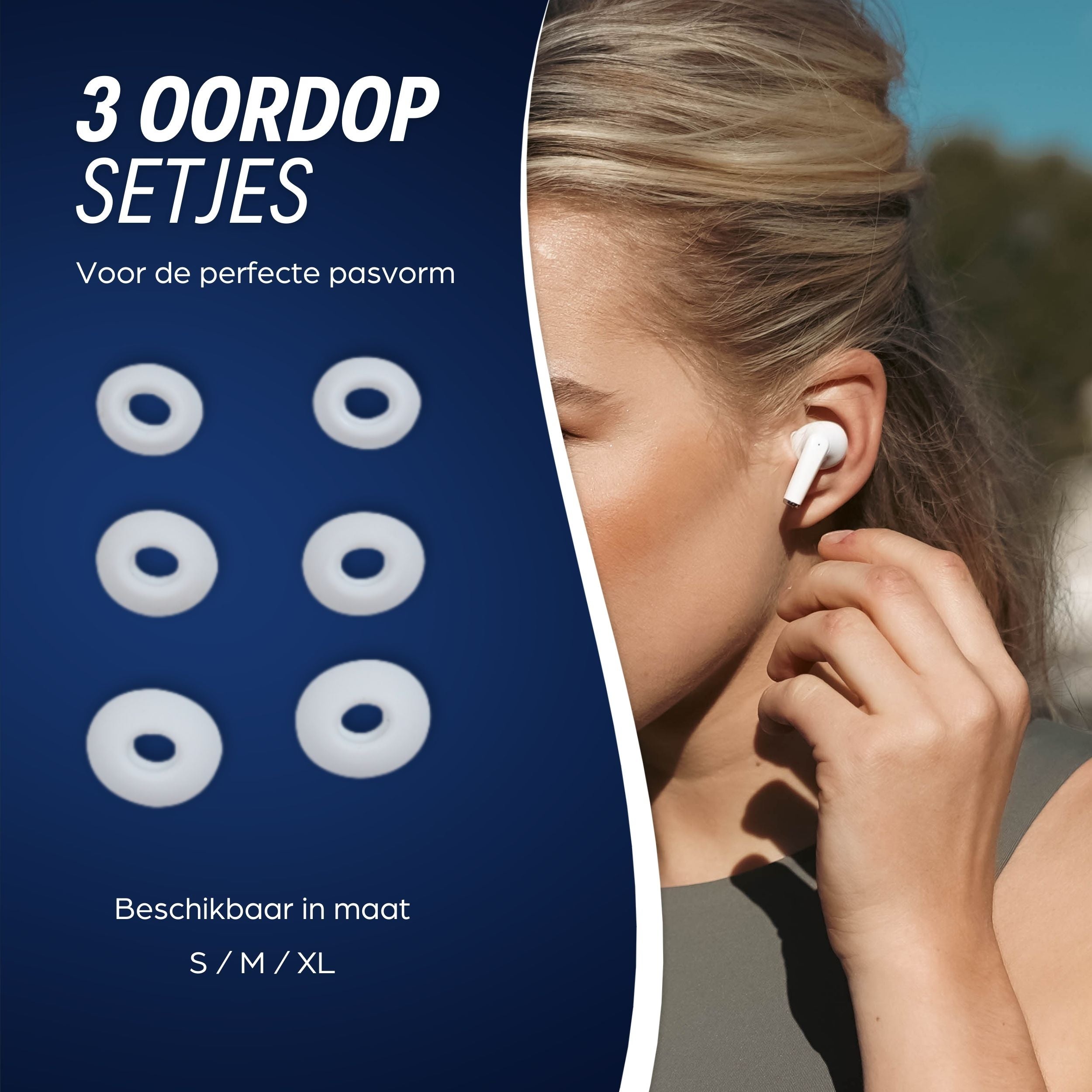 AV Audio Melody ANC Pro White TWS oordopjes