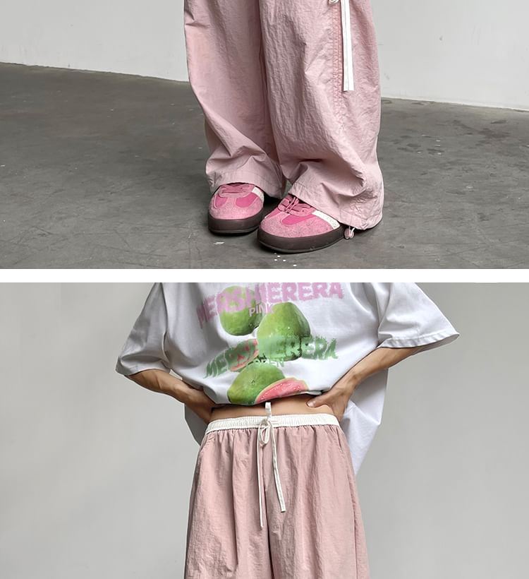 Breeson - Broek met hoge taille en wijde pijpen