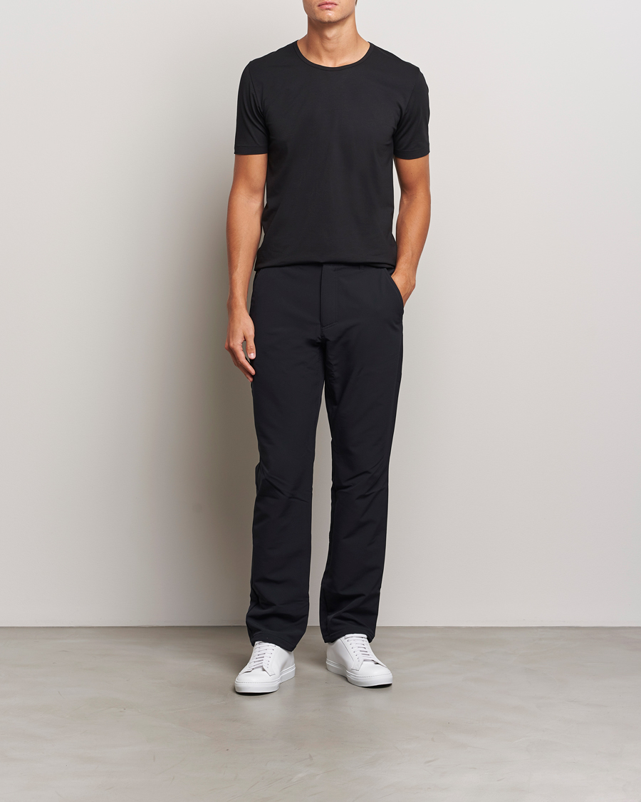 Zimmerli of Switzerland Pure Comfort Crew Neck T-shirt Black