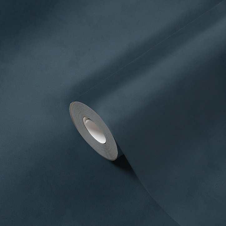 Papier peint Vinyle Intissé GoodHome Izier bleu marine