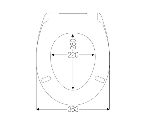 form&style toiletzitting strandstoel met soft-close mechanisme