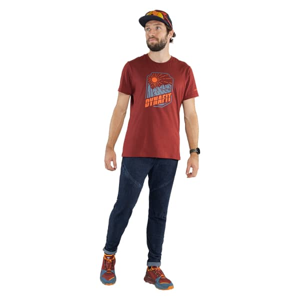 T-shirt DYNAFIT GRAPHIC CO M S/S TEE SYRAH/BA