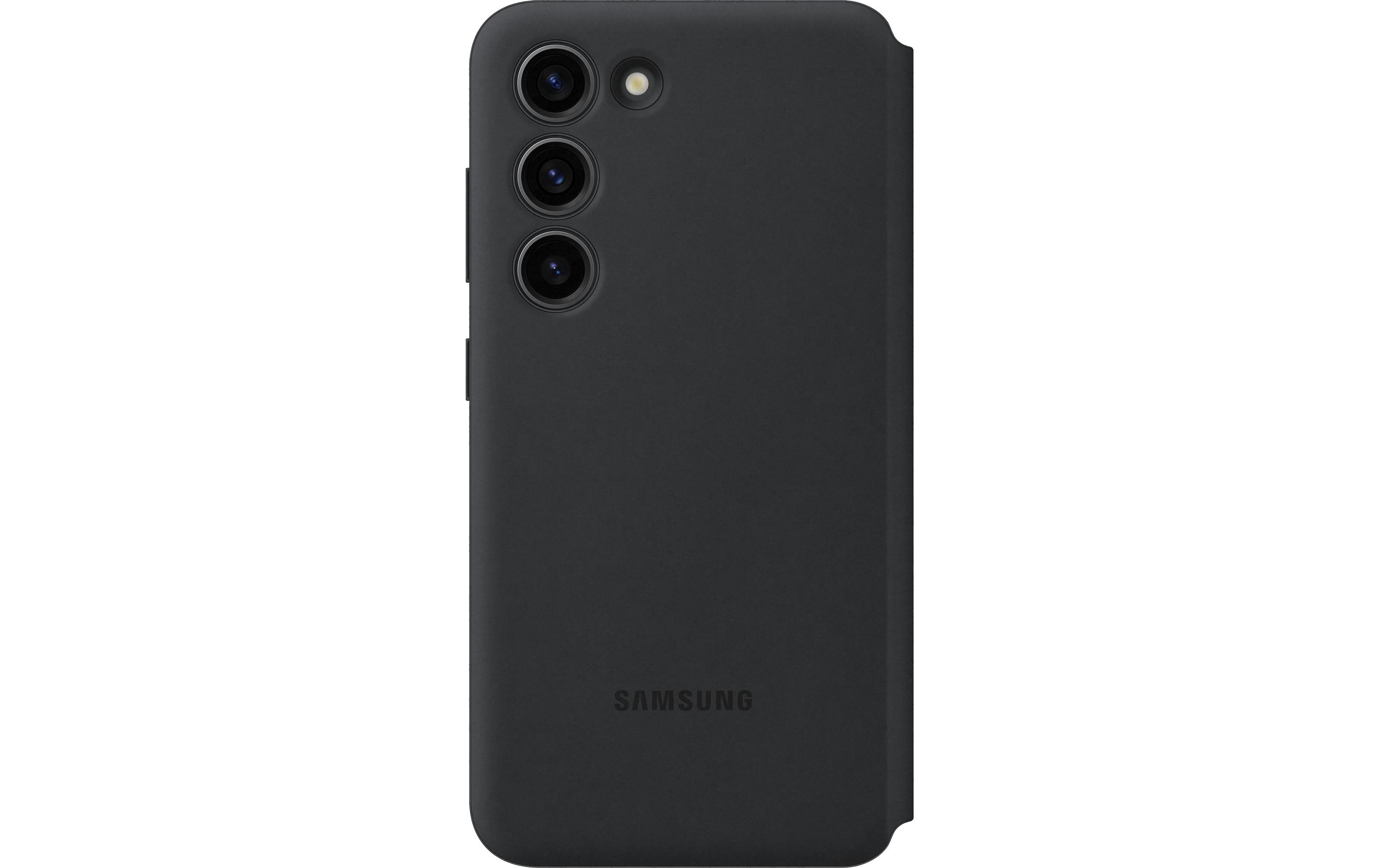 Book Cover Smart View Galaxy S23 SchwarzSchutzhülle mit Touch-Interface für das Samsung Galaxy S23