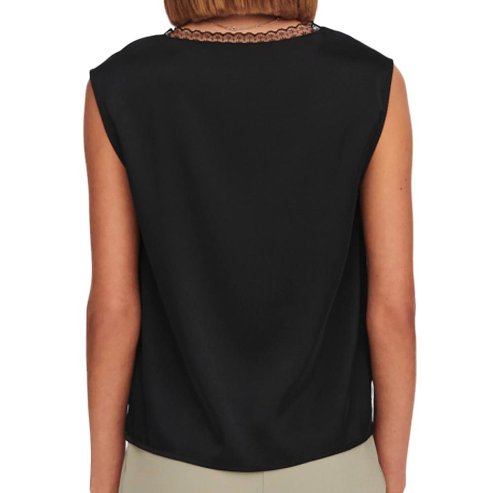 JDY Top Sans Manches Noir Femme JDY Rocky