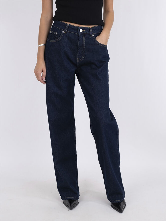 Neo Noir Simona D Pants Dark blue