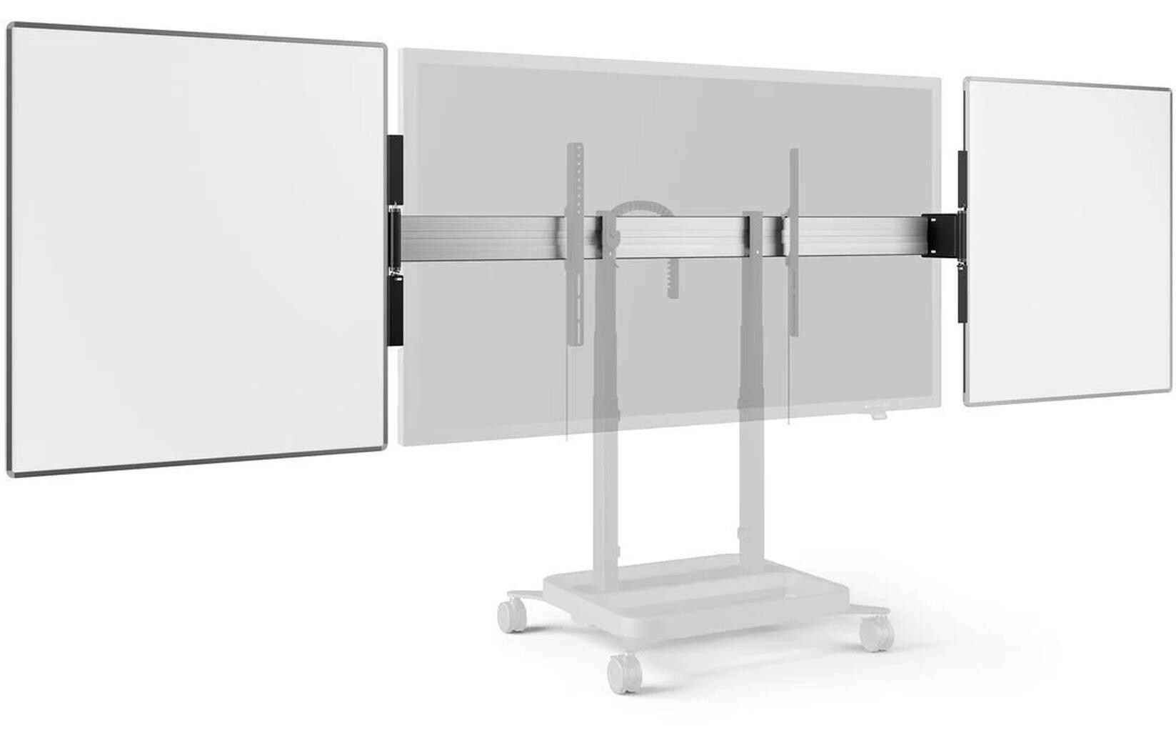 Erweiterung Rise A228 Weiss<br>86 Zoll Whiteboard-Set für RISE motorisierten Display-Lift-Trolley oder Standfuss