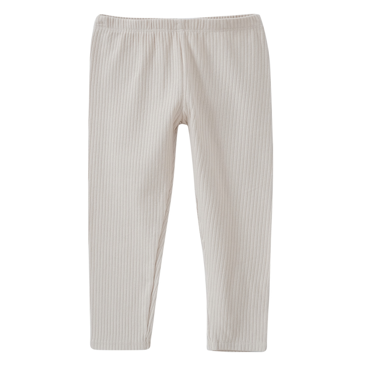 Topomini Pure Collection 3 Baby Leggings mit Rippstruktur hellblau / oliv / hellbeige