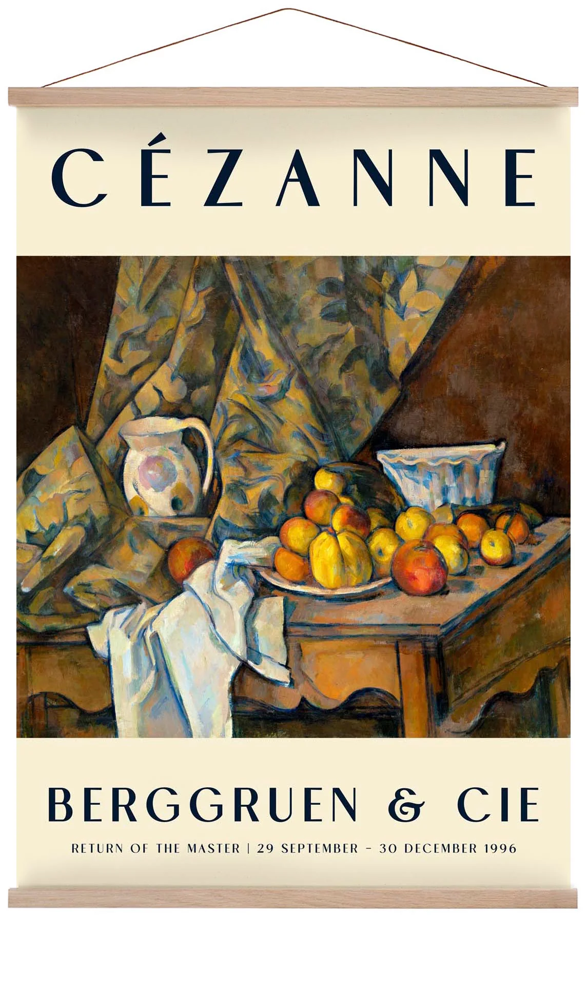 Äpfel & Pfirsiche Kunstausstellung von Paul Cézanne