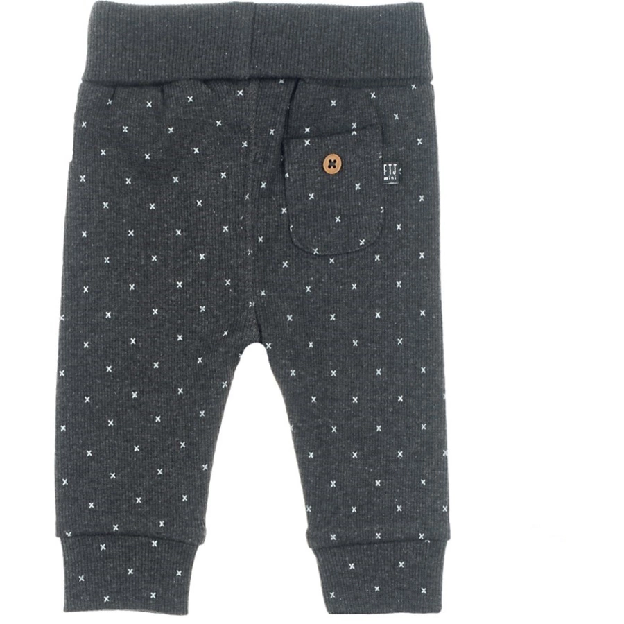 Feetje Hose AOP Mini Person anthrazit-melange