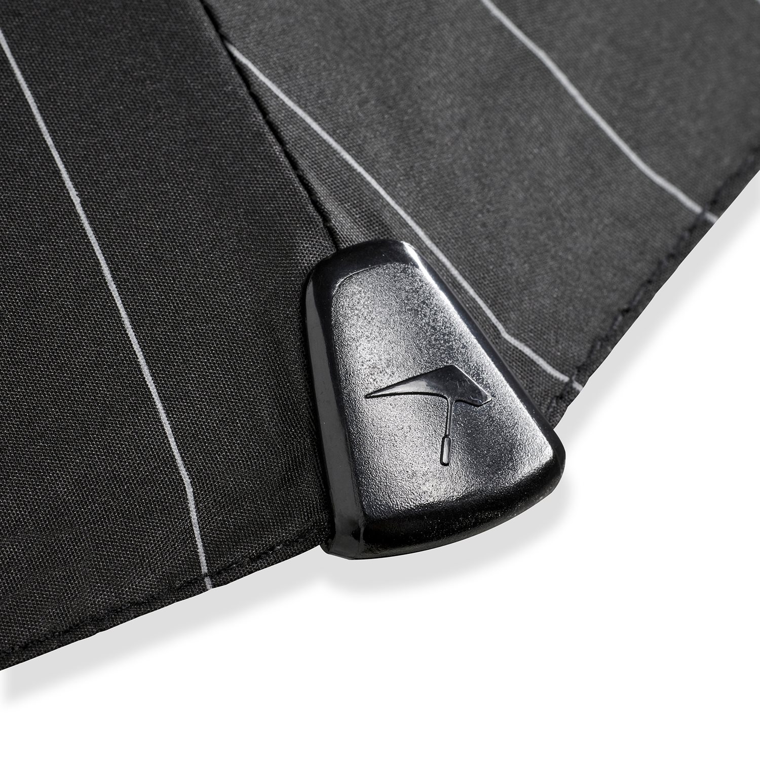 Senz XXL Stick Stormparaplu pin stripes black