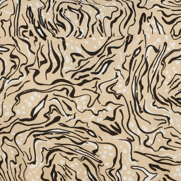 TwoDay beige dames jurk met print
