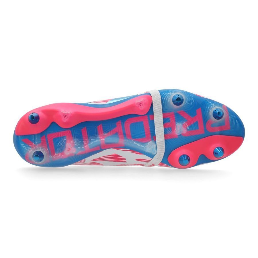 adidas Predator Elite Fold-over Tongue SG Reemergence - Blanc/Bleu/Rose