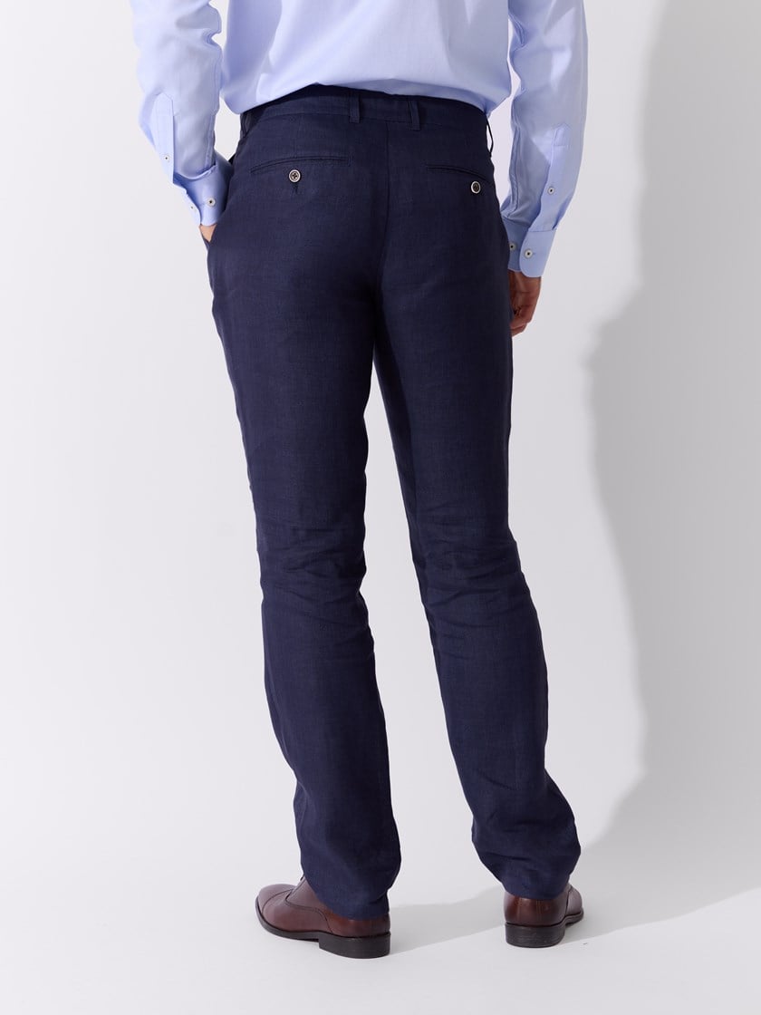 Luca linbukse Navy Blazer