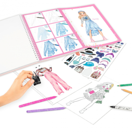 TOPModel kleurboek met kleurpotloden NYELA & JUNE