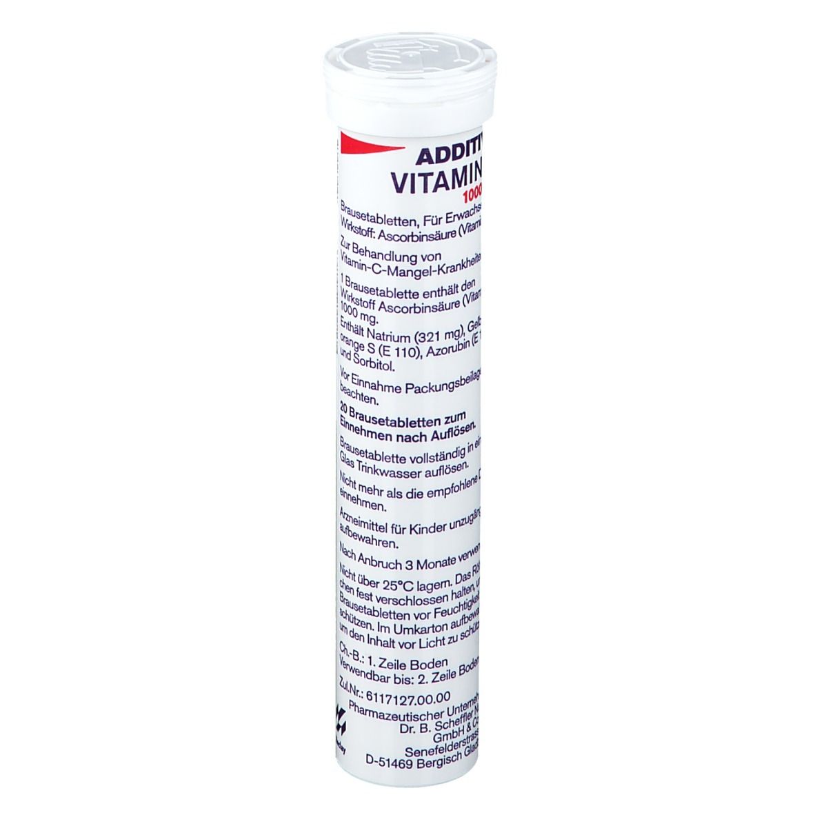 ADDITIVA® Vitamin C Blutorange Brausetabletten