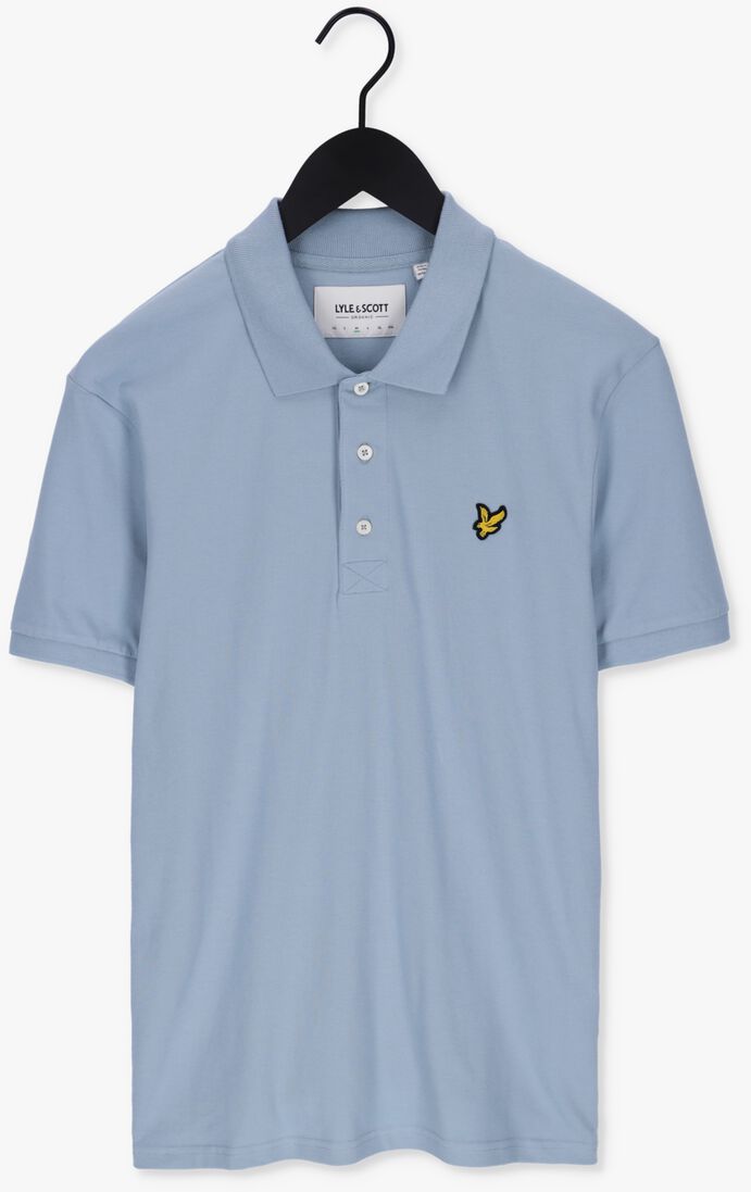 LYLE & SCOTT lichtblauwe lyle & scott polo plain polo shirt