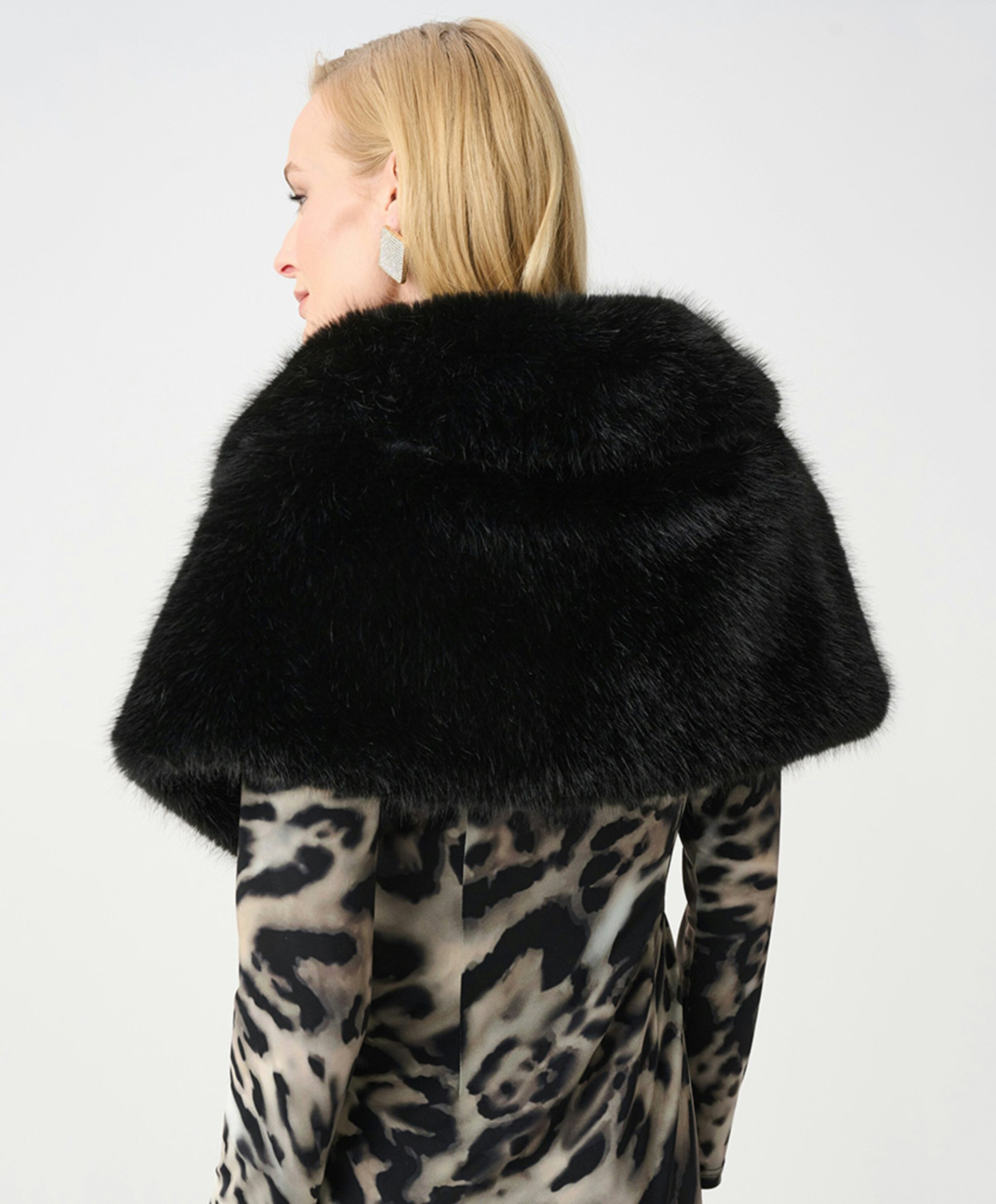 Joseph Ribkoff Dames cape zwart